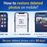Delete Photo Wapas Kaise Laye