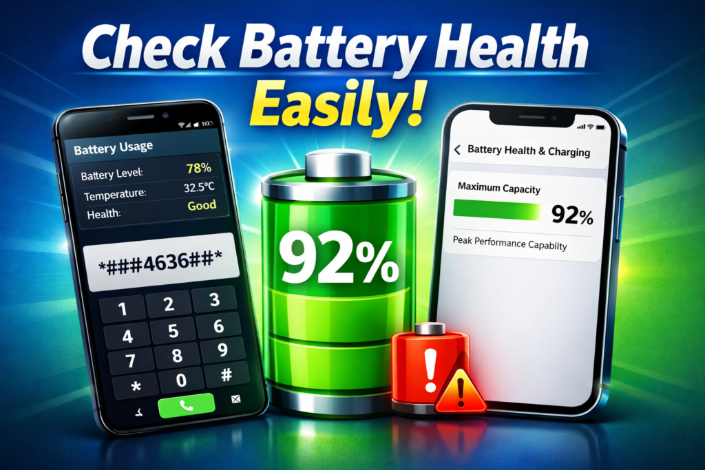 how to check mobile battery health