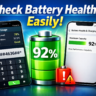 how to check mobile battery health