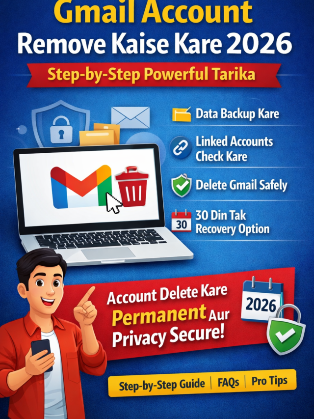 Gmail Account Remove Kaise Kare