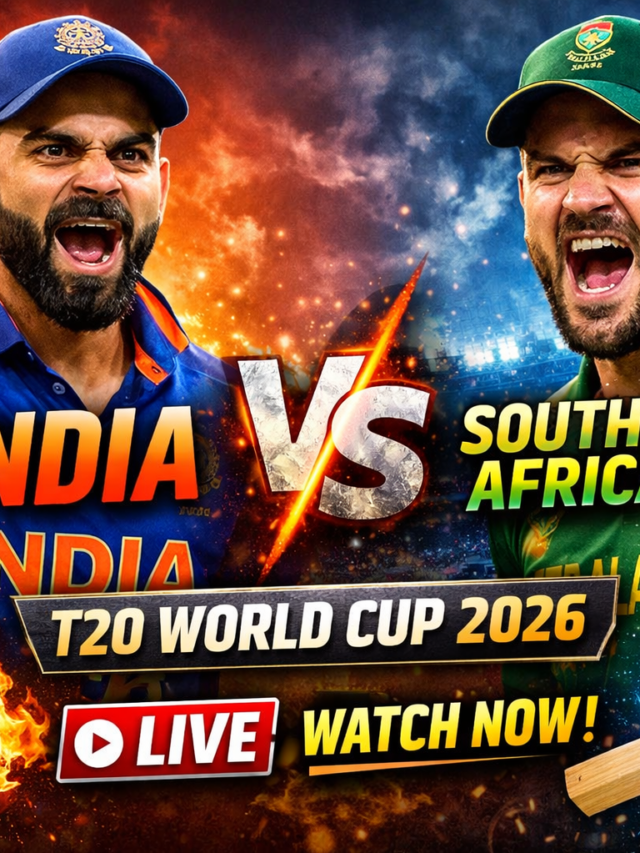 India vs SA T20 World Cup Live Score 2026