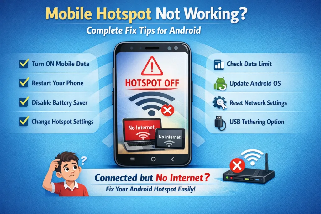 Mobile Hotspot Not Working