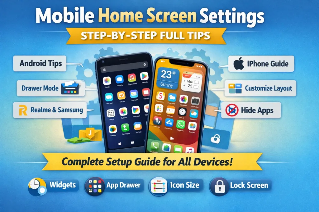 Home Screen Settings
